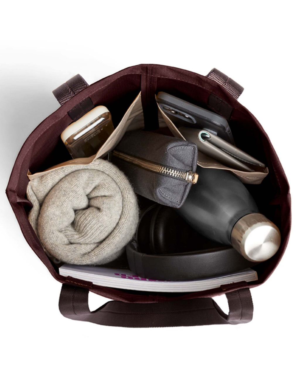 City 10L Tote Bag - Burgundy