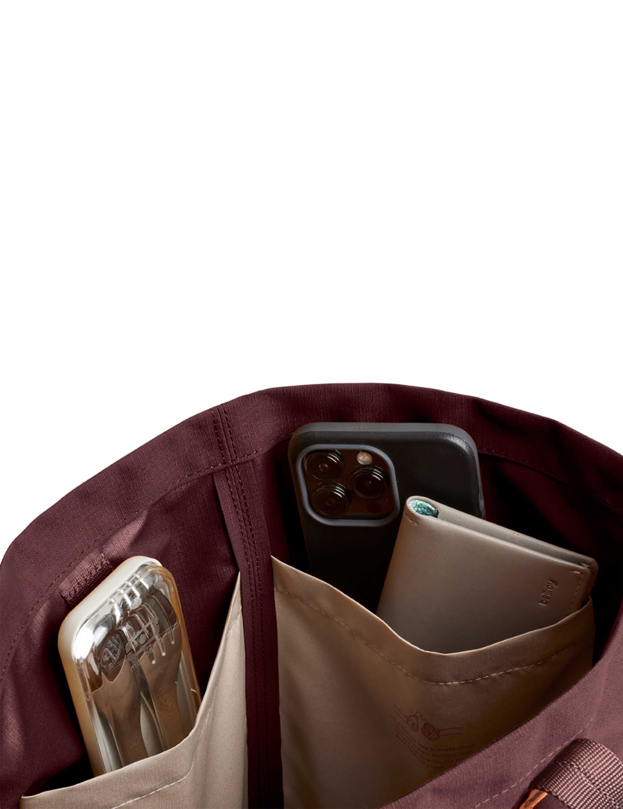 City 10L Tote Bag - Burgundy