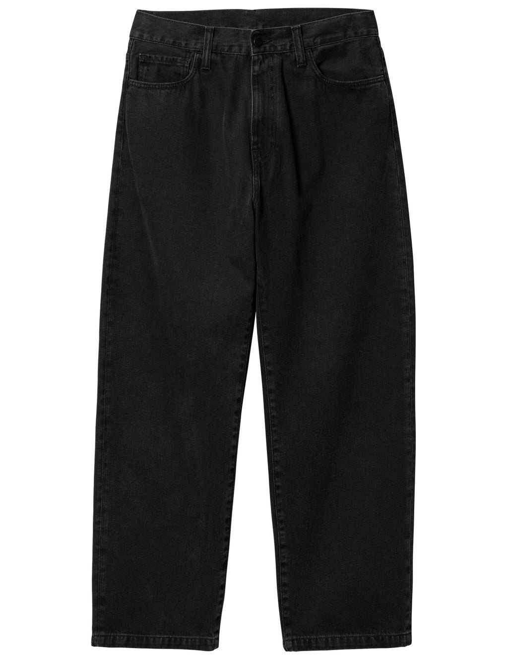 Landon Denim Pant - Black, Stone Washed