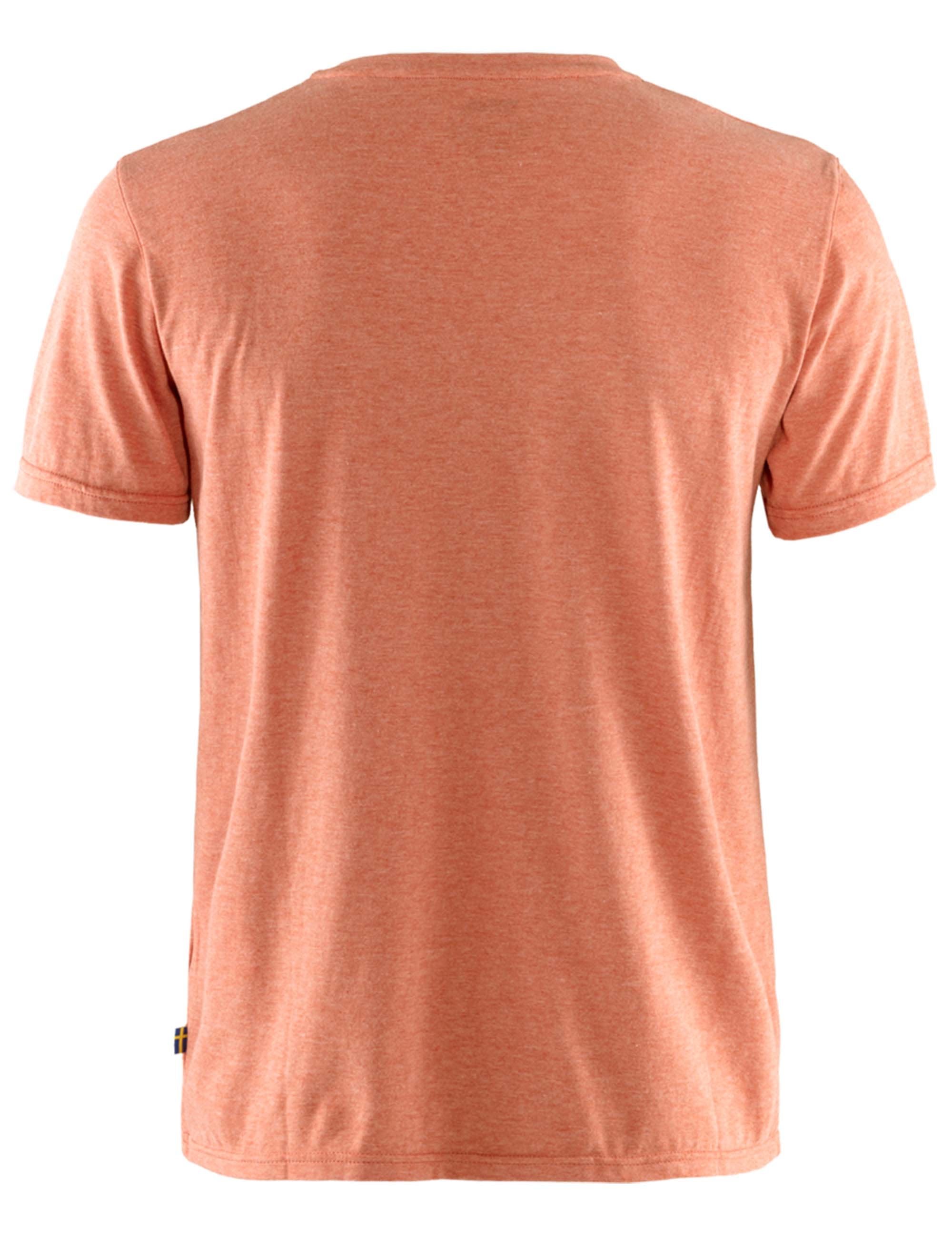 Fjallraven Logo T-Shirt - Rowan Red Melange