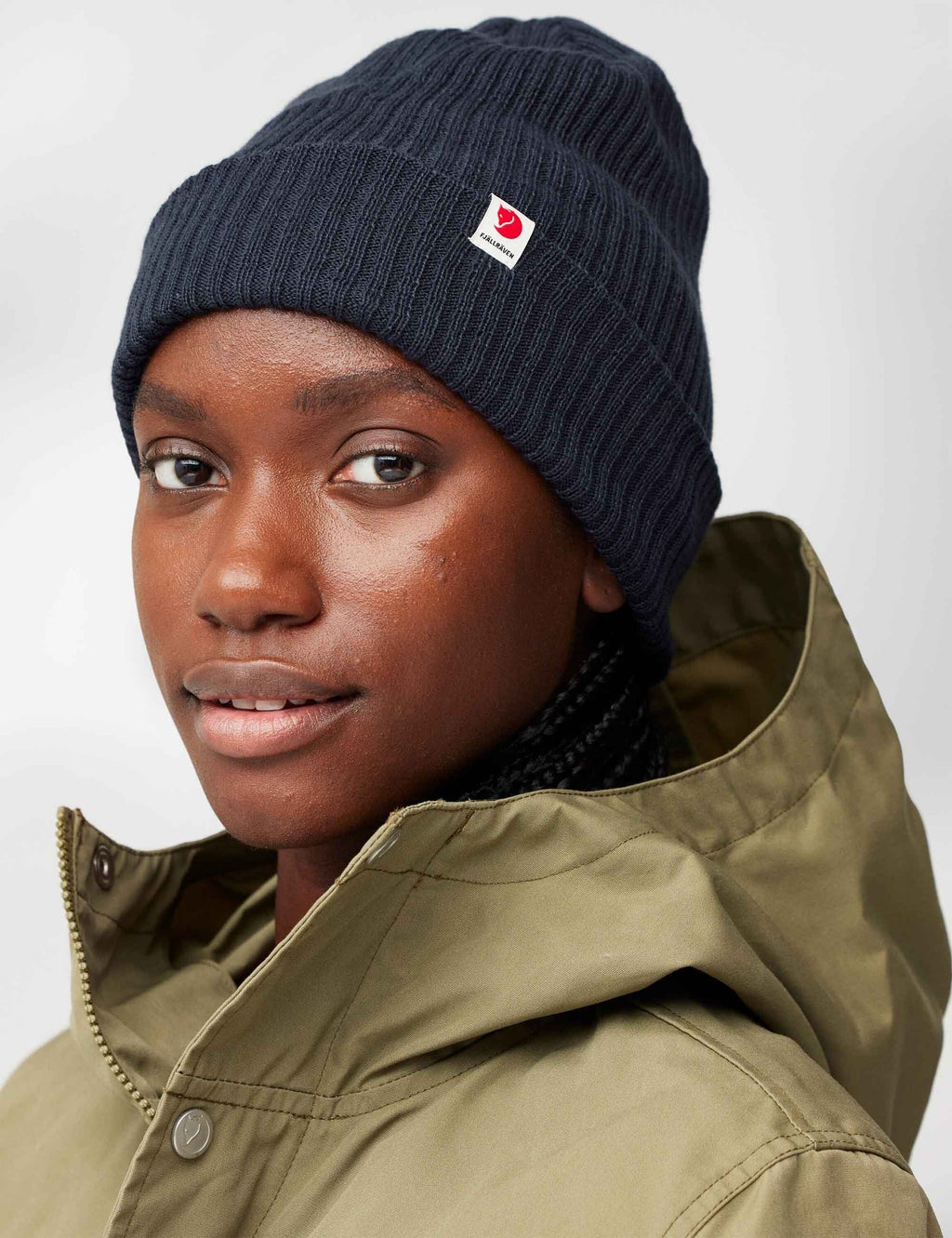 Fjallraven Rib Beanie Hat - Port