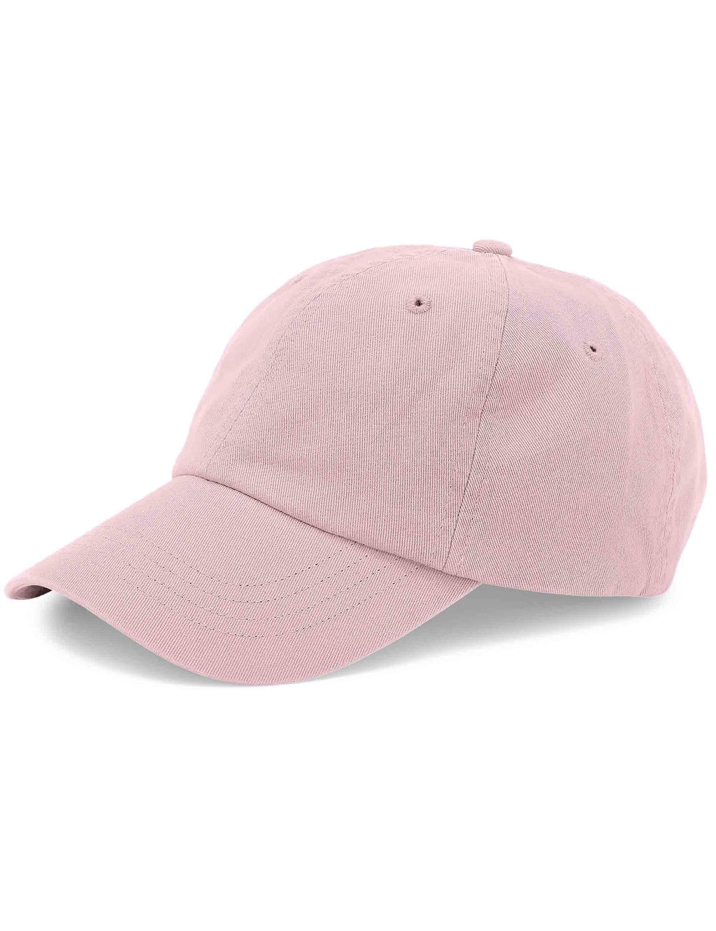Organic 6 Panel Cap - Faded Pink