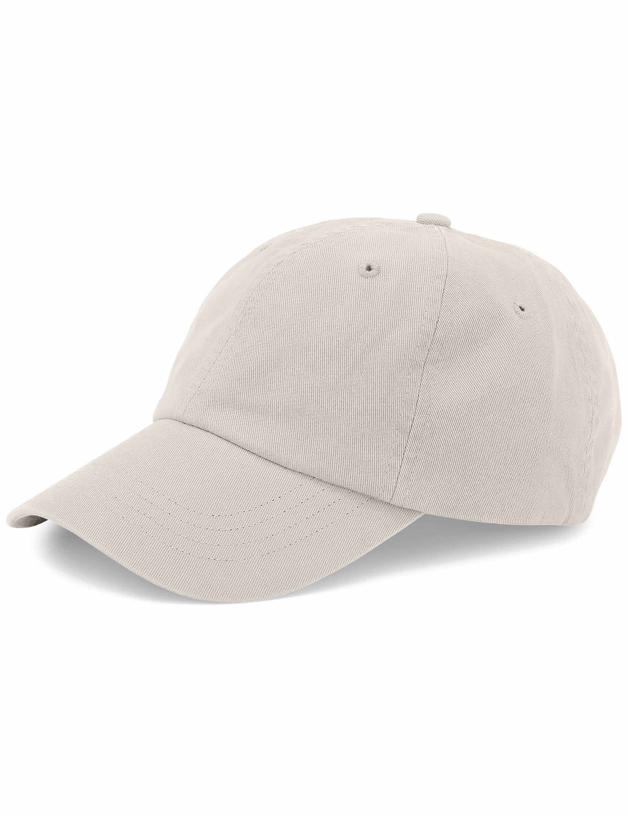 Organic 6 Panel Cap - Ivory White