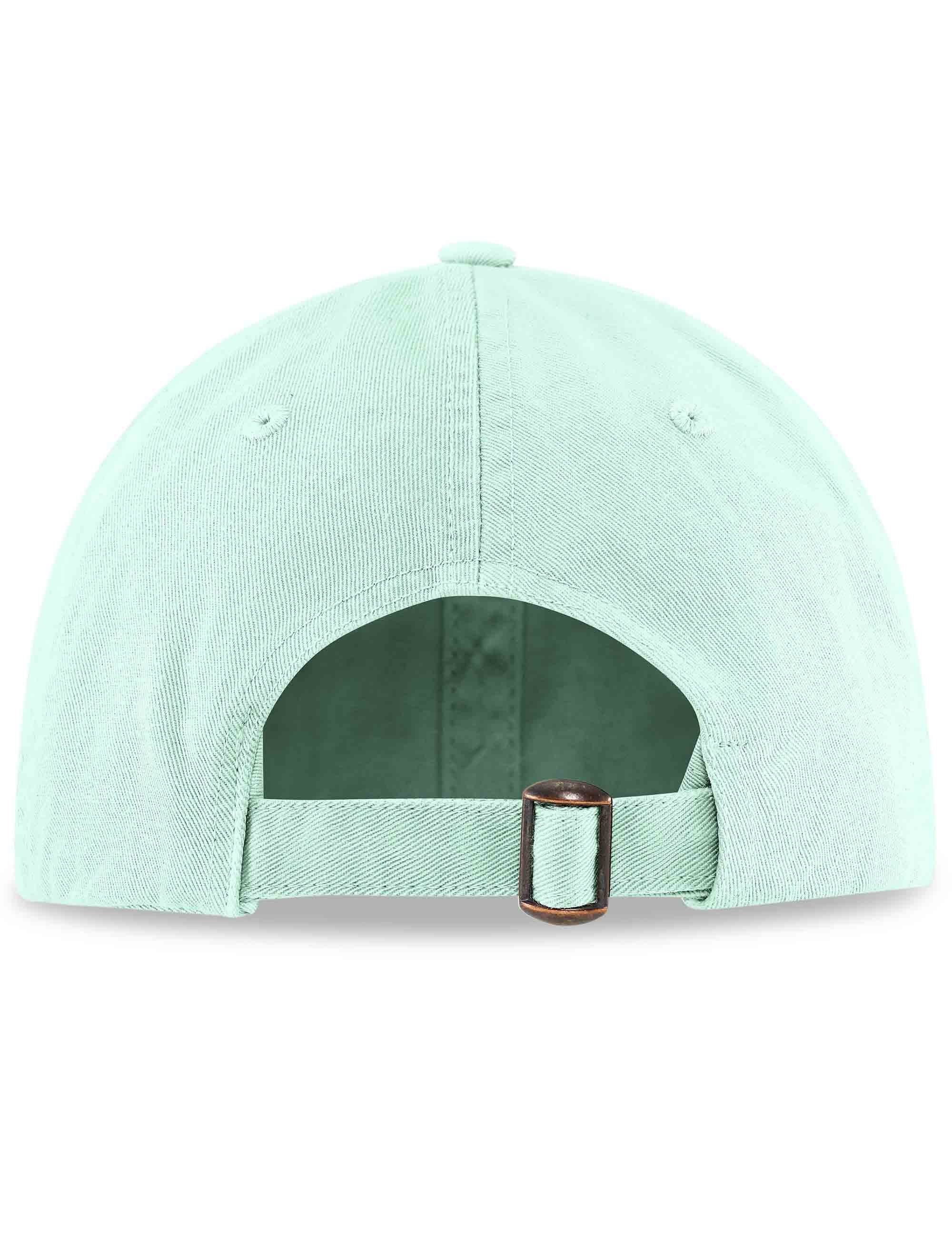 Organic 6 Panel Cap - Light Aqua