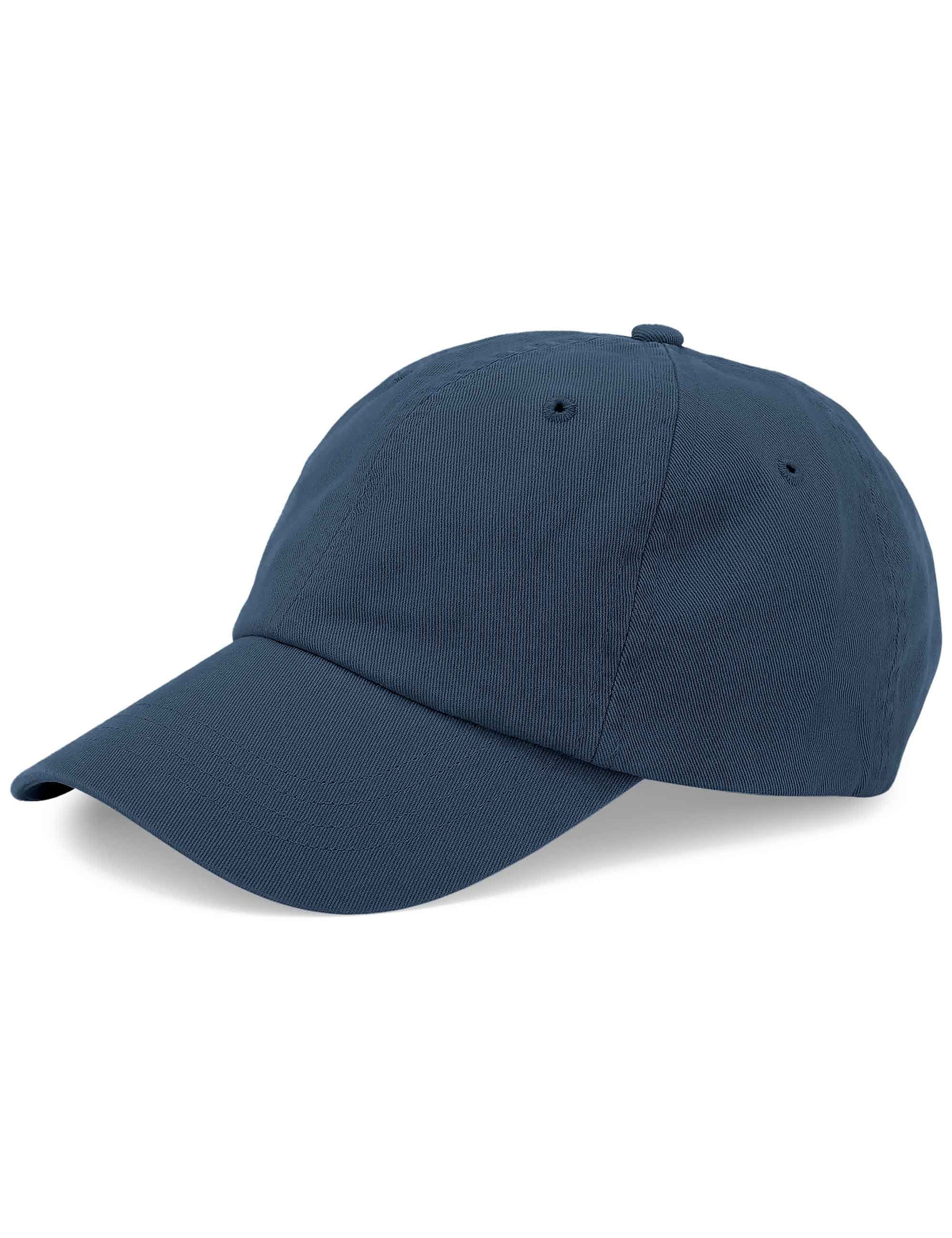Organic 6 Panel Cap - Petrol Blue