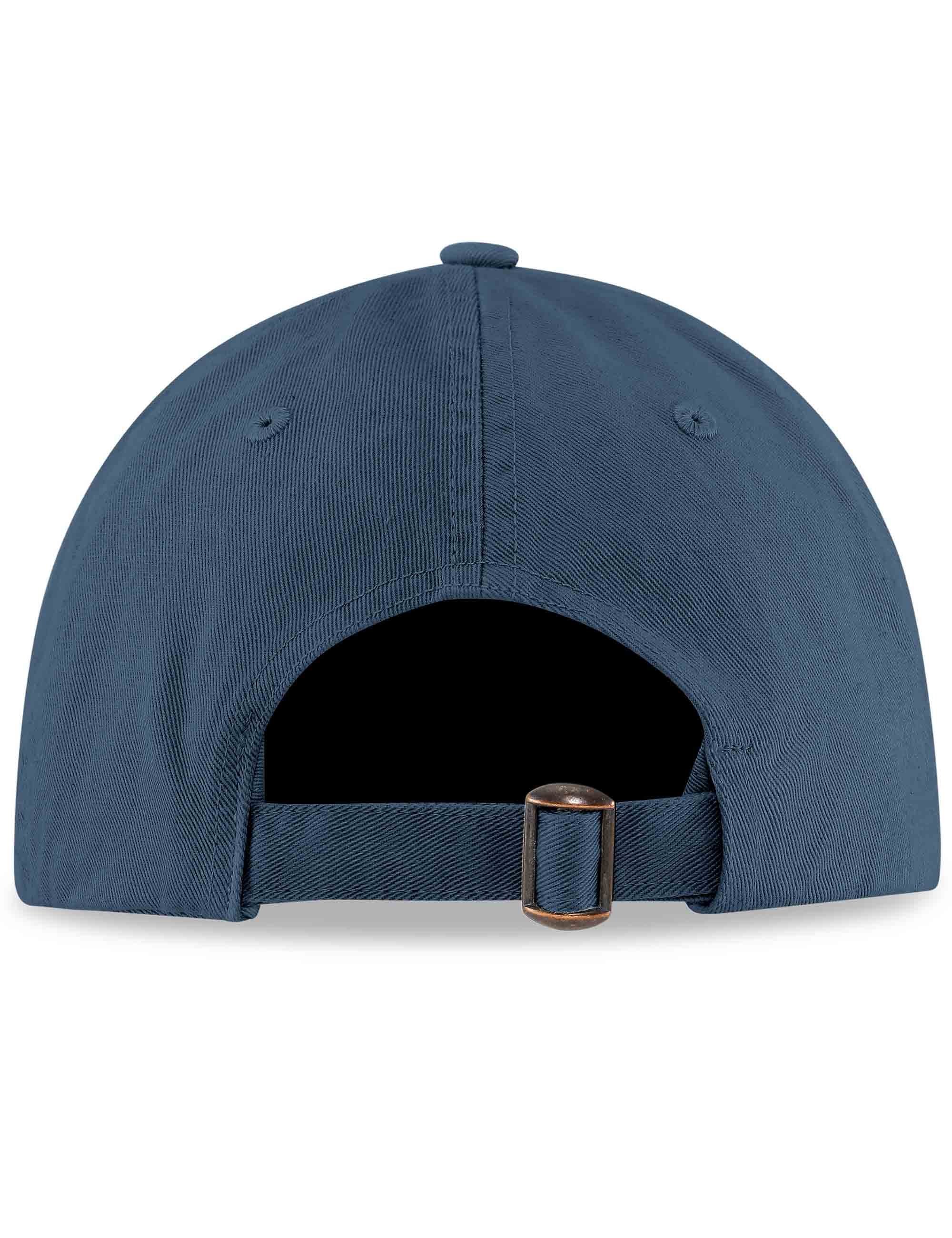 Organic 6 Panel Cap - Petrol Blue
