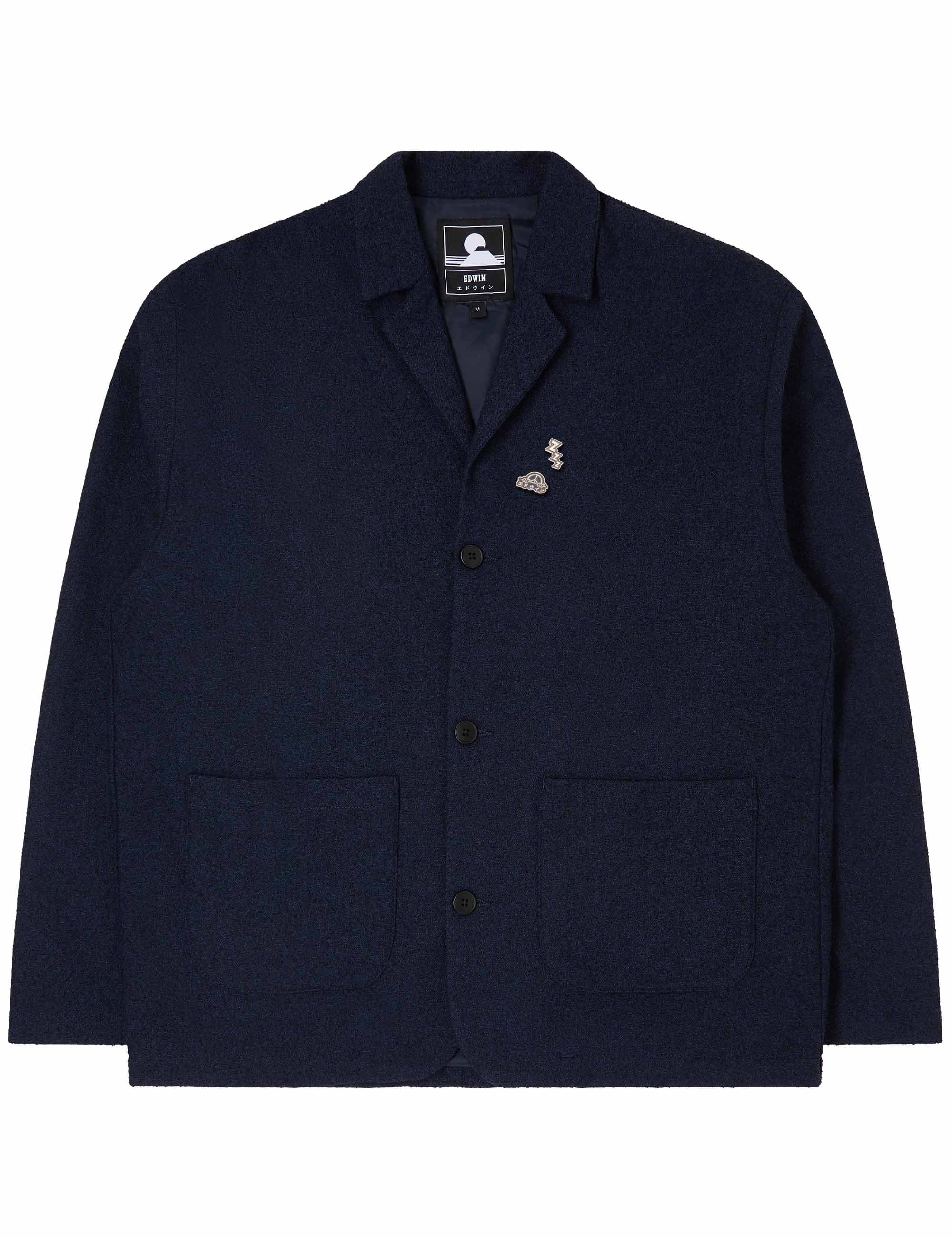 Edwin Edison Blazer - Dark Navy – Fat Buddha Store