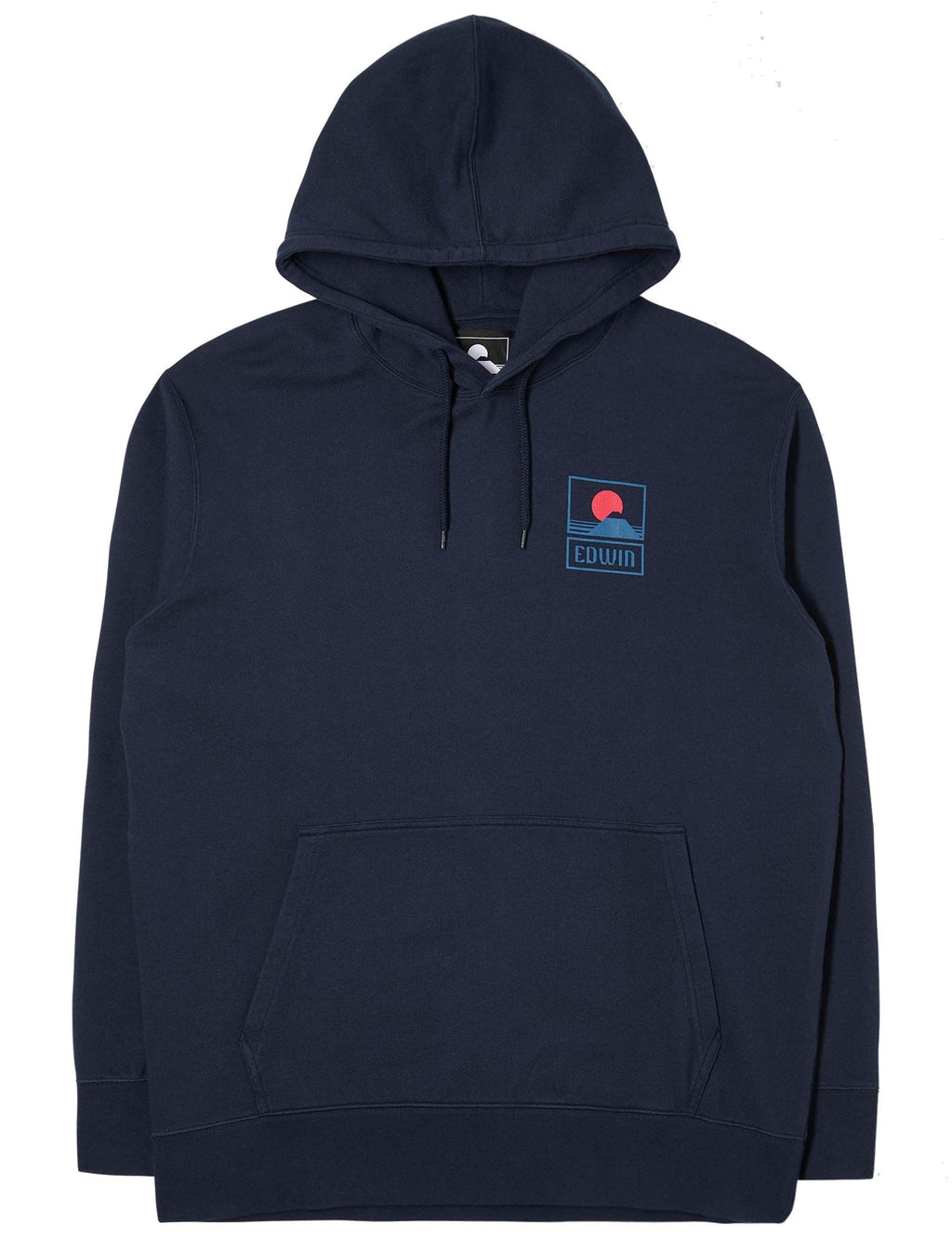 Sunset on Mt Fuji Hooded Sweat - Navy Blazer