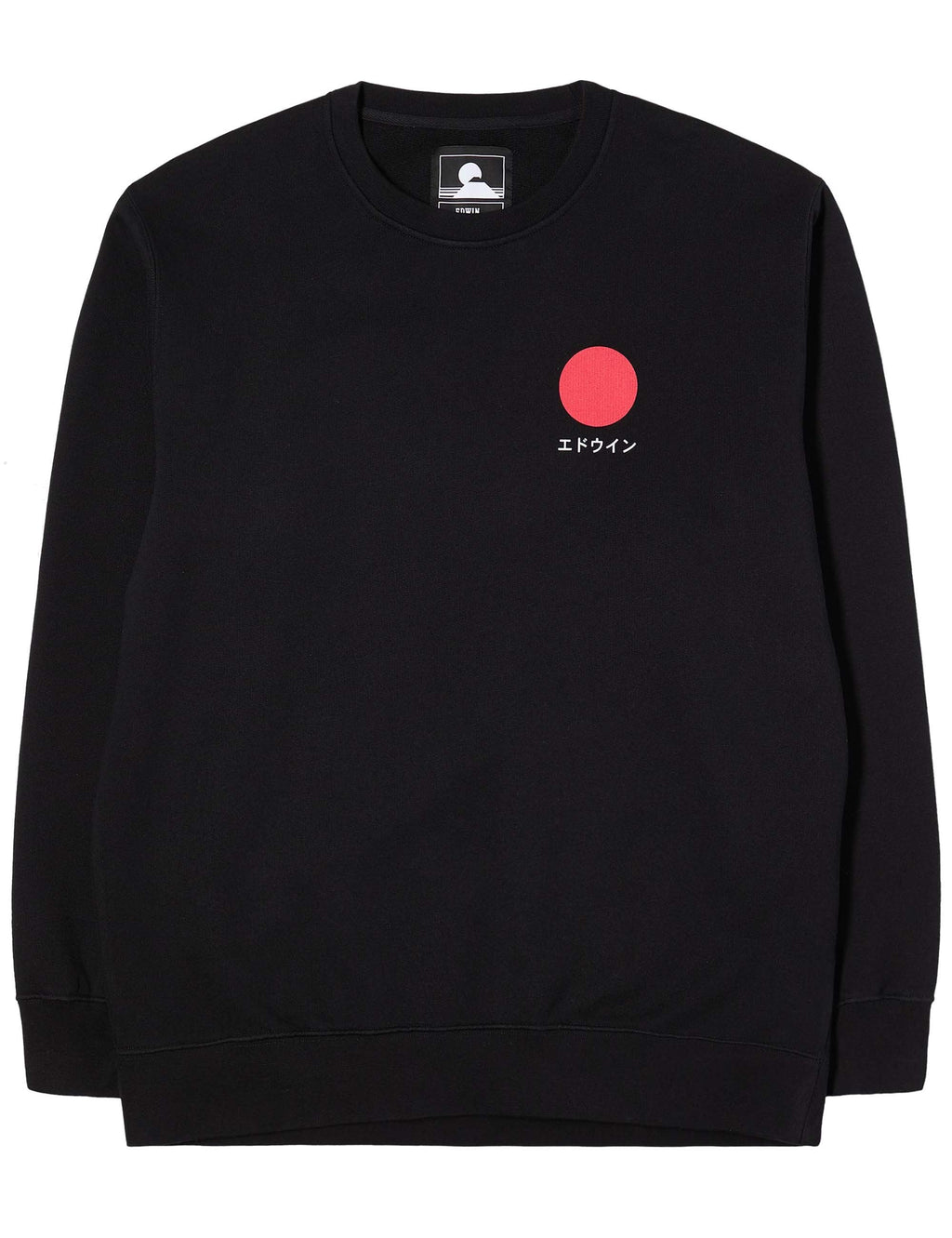 Japanese Sun Crew Sweat - Black