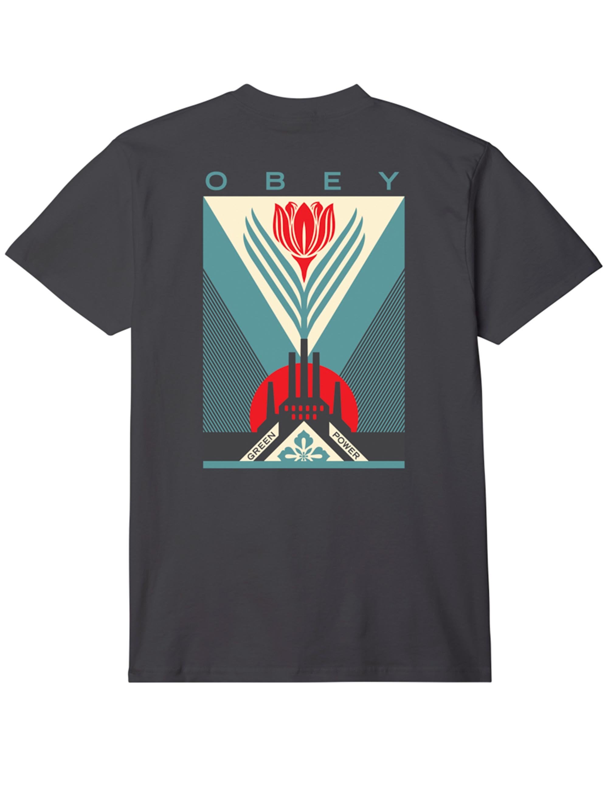 Green Power Factory Classic T-Shirt - Black