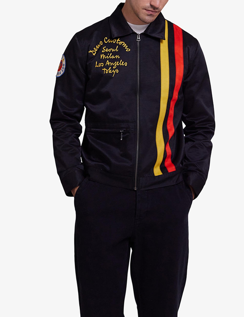 Chimes Racing Jacket - Black