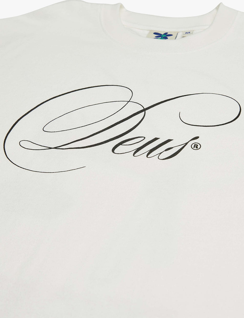 Caution T-Shirt - Vintage White