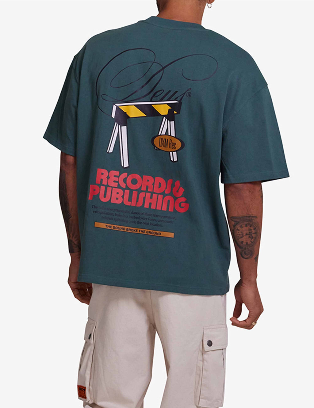 Caution T-Shirt - Work Green