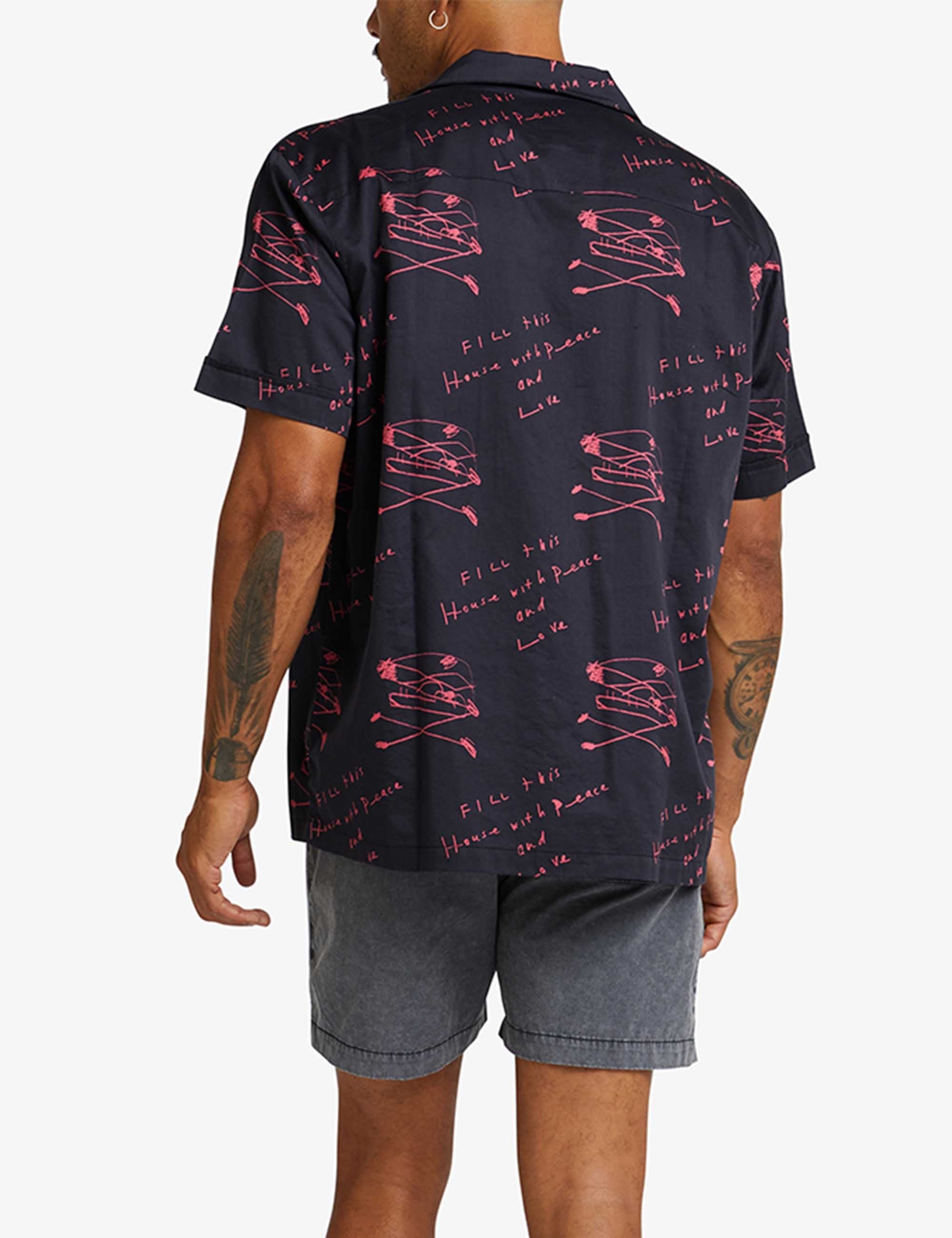 Deus Ex Machina Old House Shirt - Red