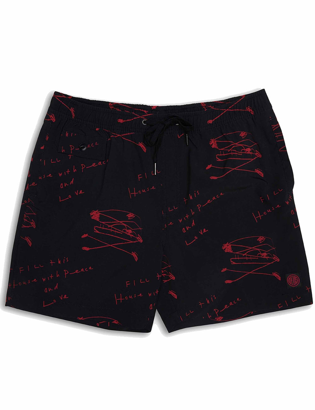 Old House Mesh Shorts - Red