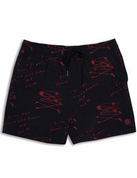 Old House Mesh Shorts - Red