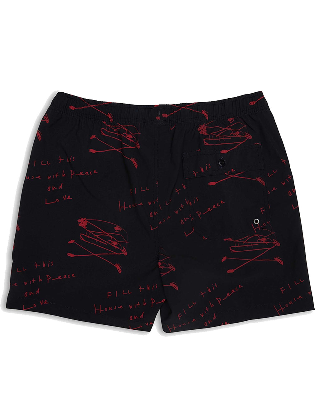 Old House Mesh Shorts - Red