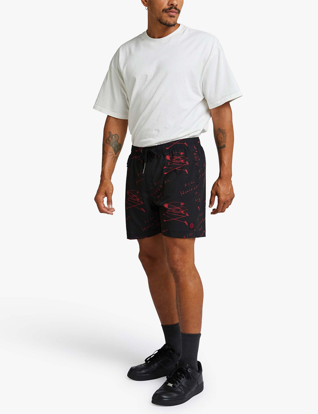 Old House Mesh Shorts - Red