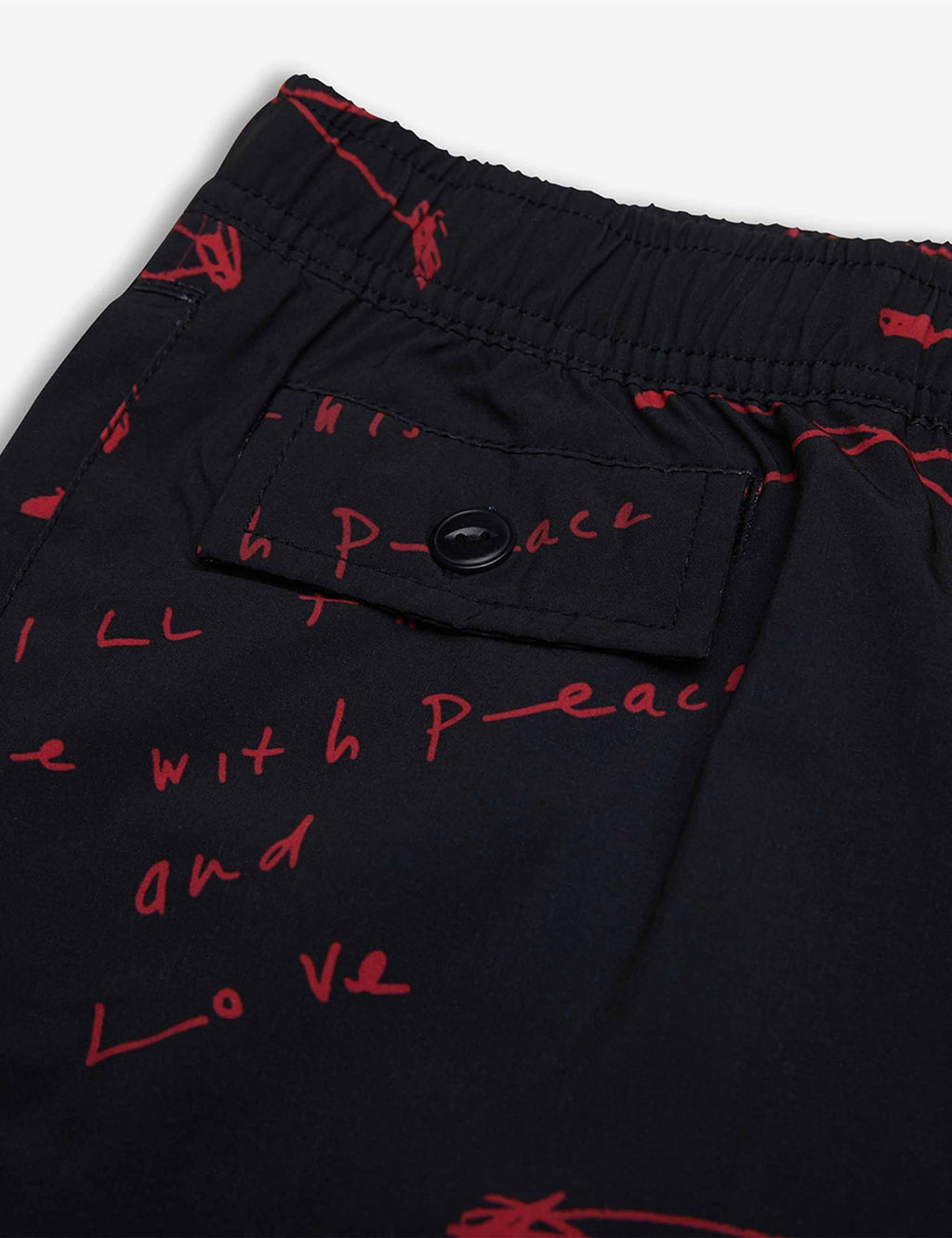 Old House Mesh Shorts - Red