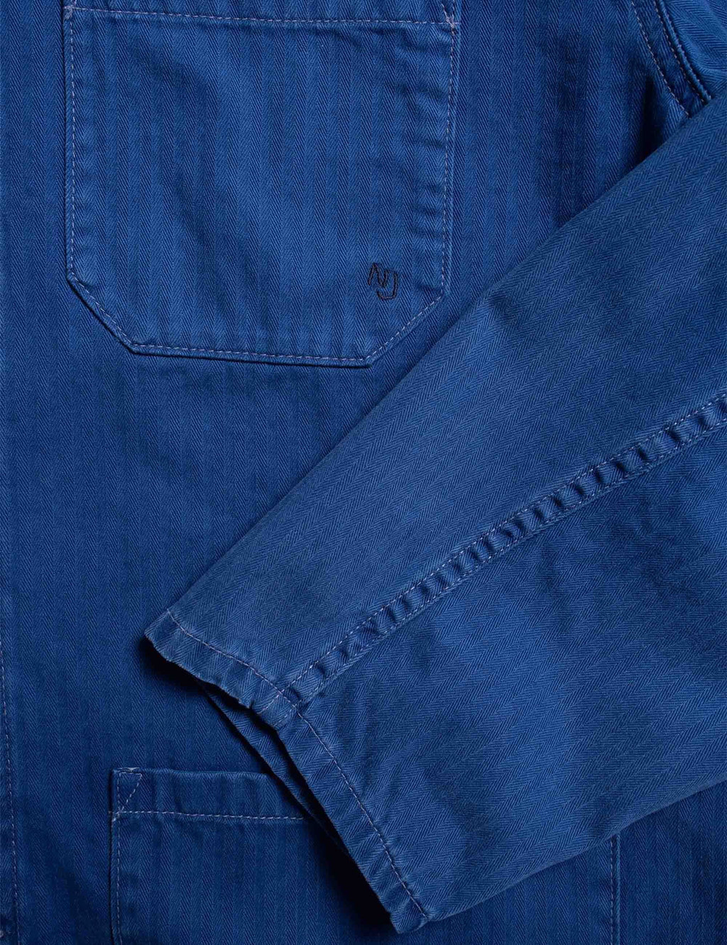 Buddy Herringbone Chore Jacket - Blue