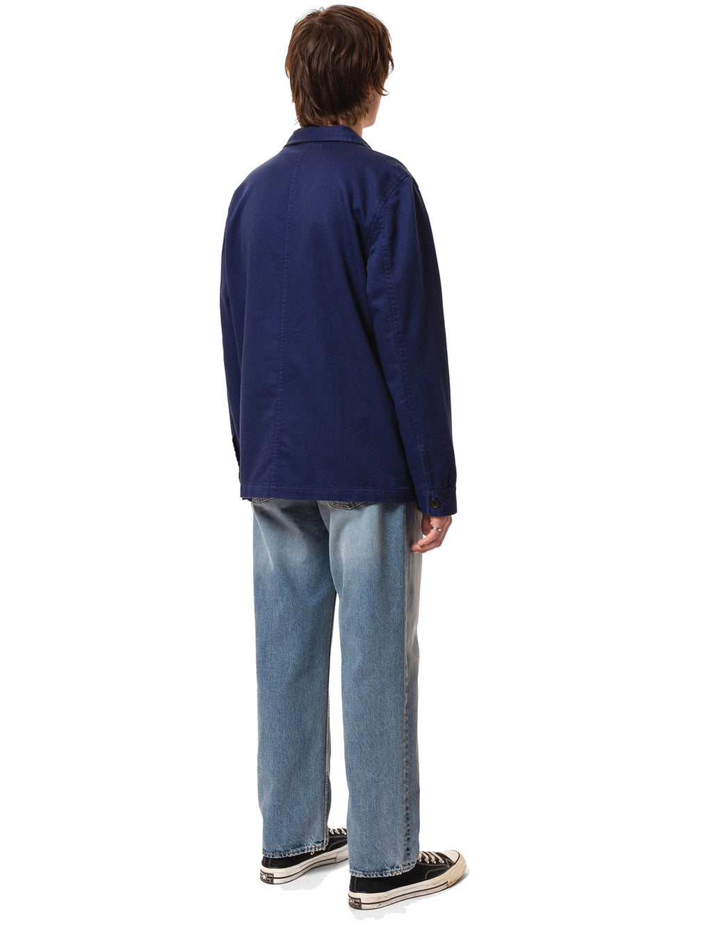 Barney Worker Jacket - Mid Blue