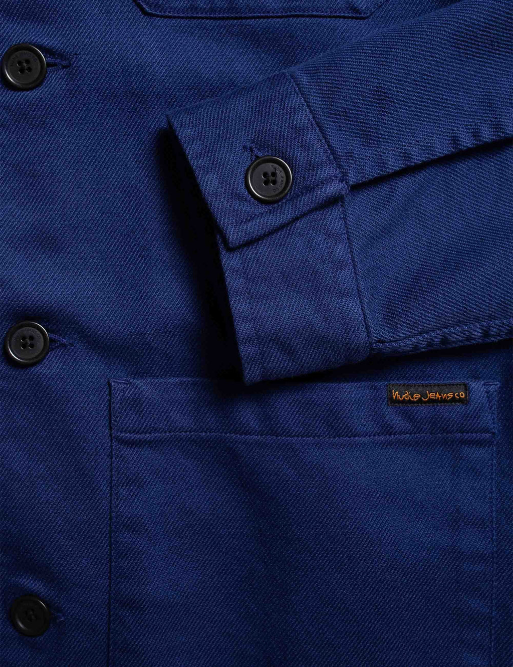 Barney Worker Jacket - Mid Blue