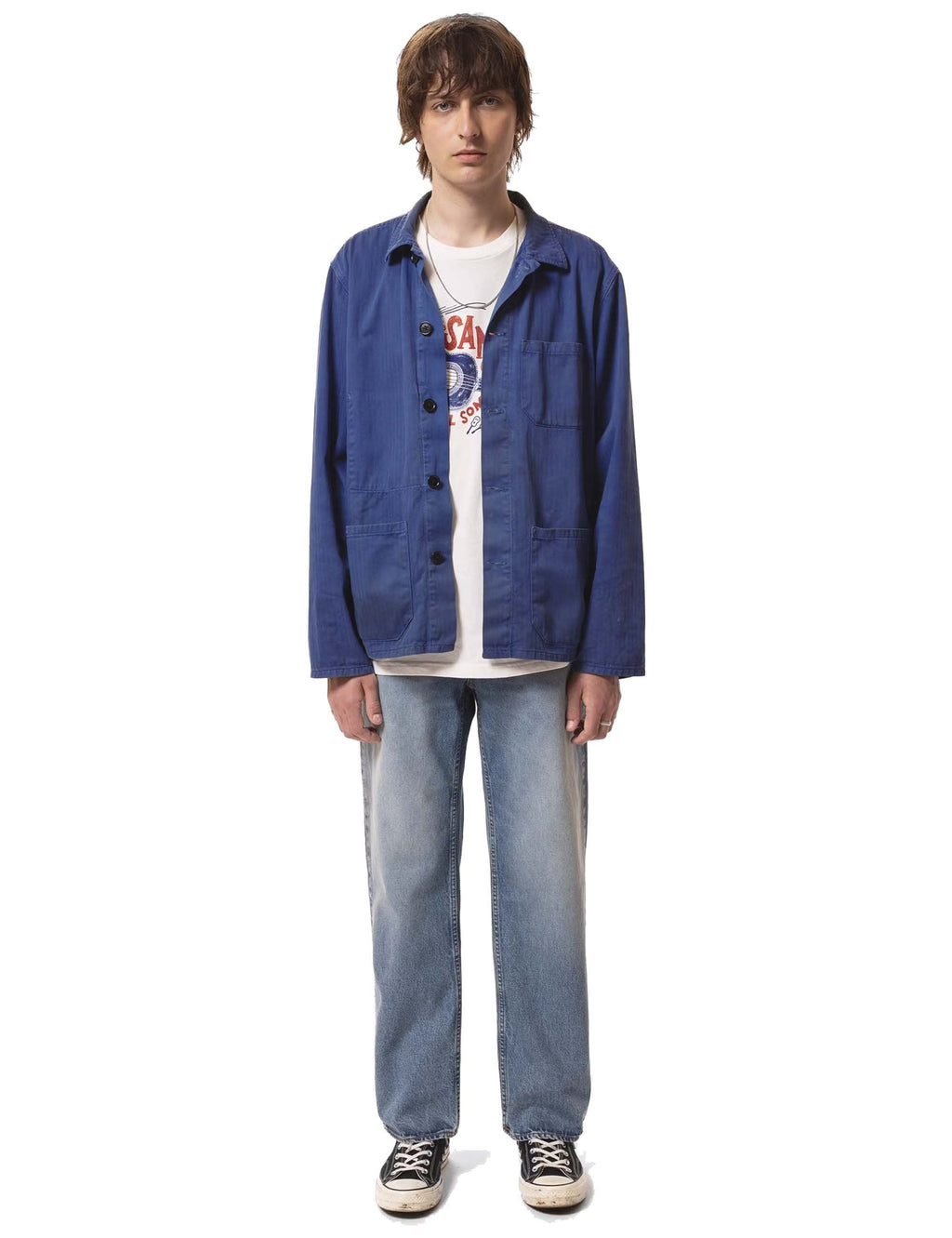 Buddy Herringbone Chore Jacket - Blue