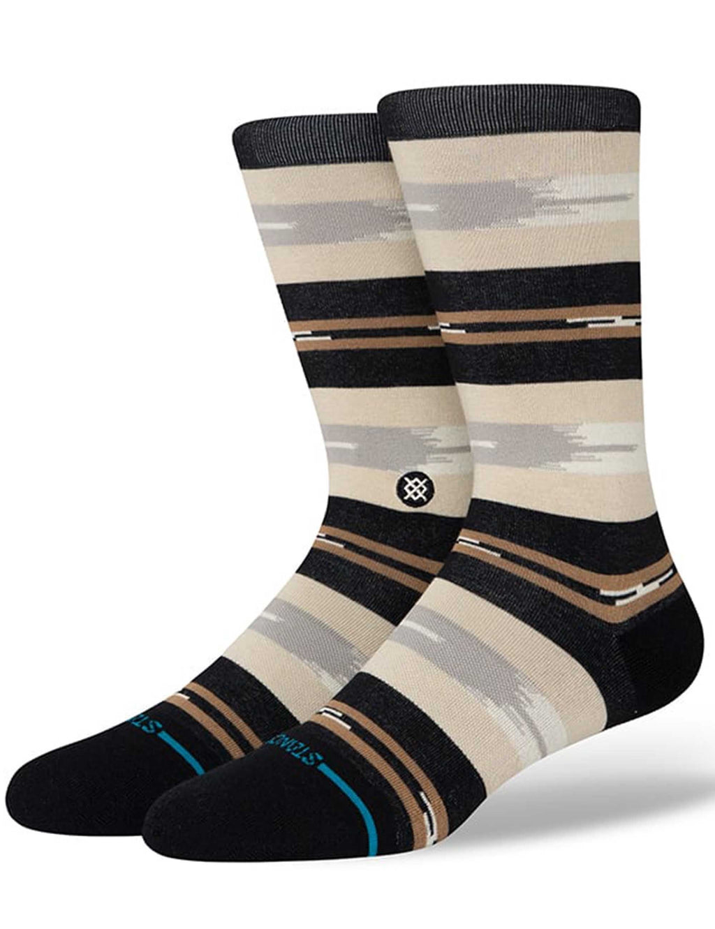 Trail Bound Crew Socks - Black