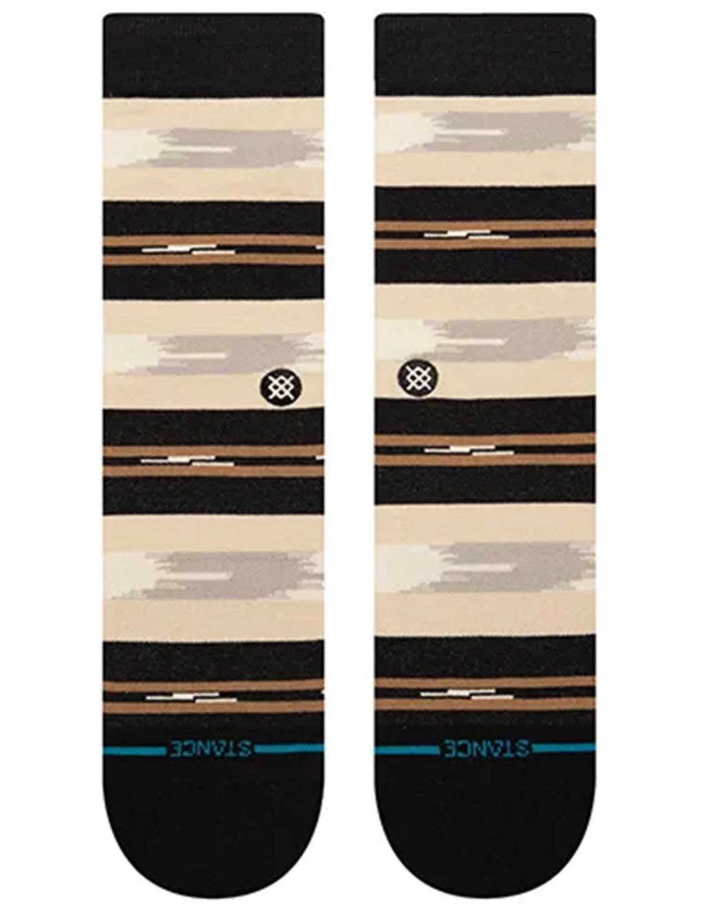 Trail Bound Crew Socks - Black