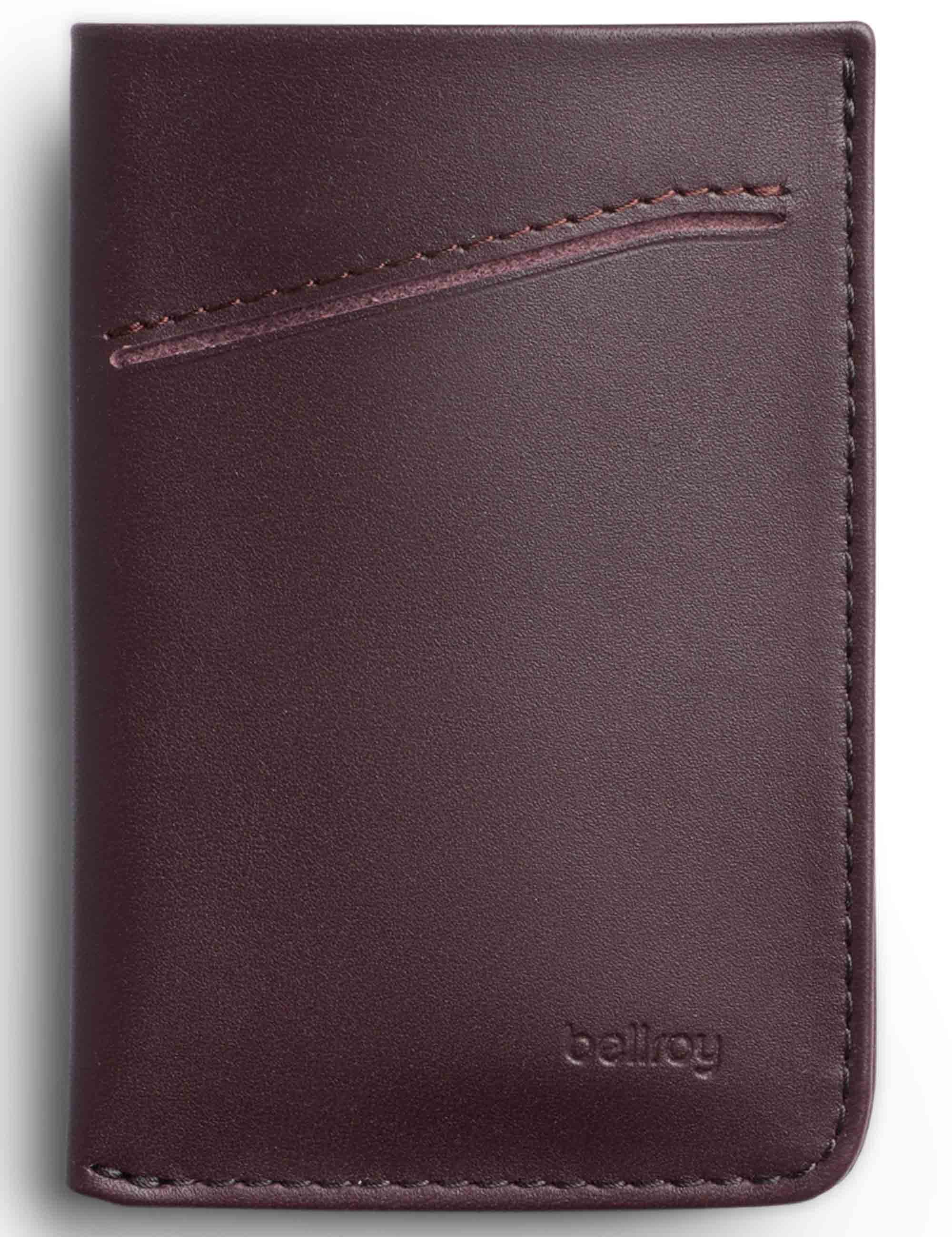 Bellroy Card Sleeve Wallet (2nd Edition) - Deep Plum - Accessories from Fat Buddha Store UK Bellroy Card Sleeve Wallet (2nd Edition) - Deep Plum - Accessories from Fat Buddha Store UK