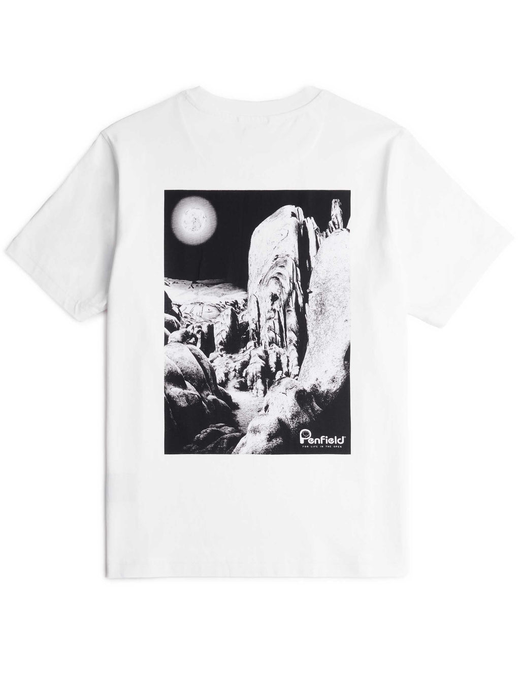 Valley Back Print T-Shirt - White