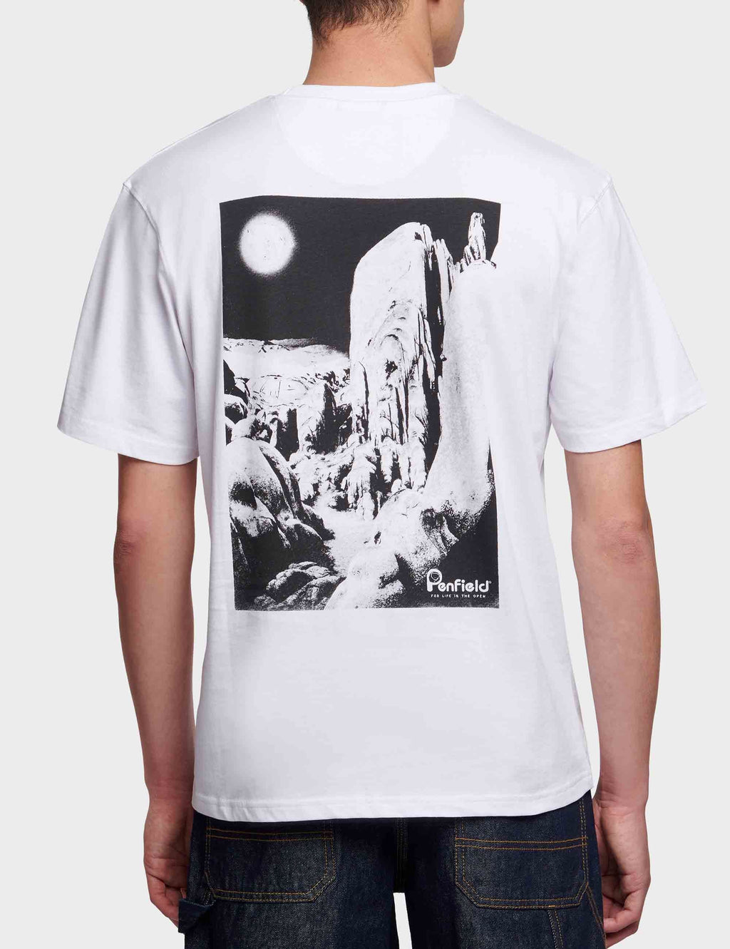 Valley Back Print T-Shirt - White