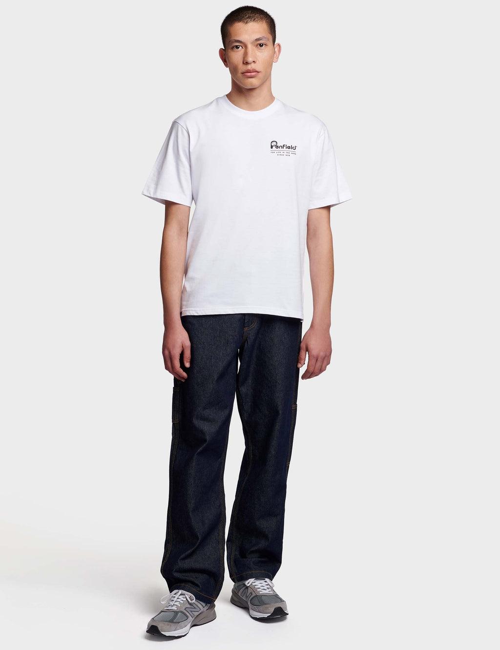 Valley Back Print T-Shirt - White