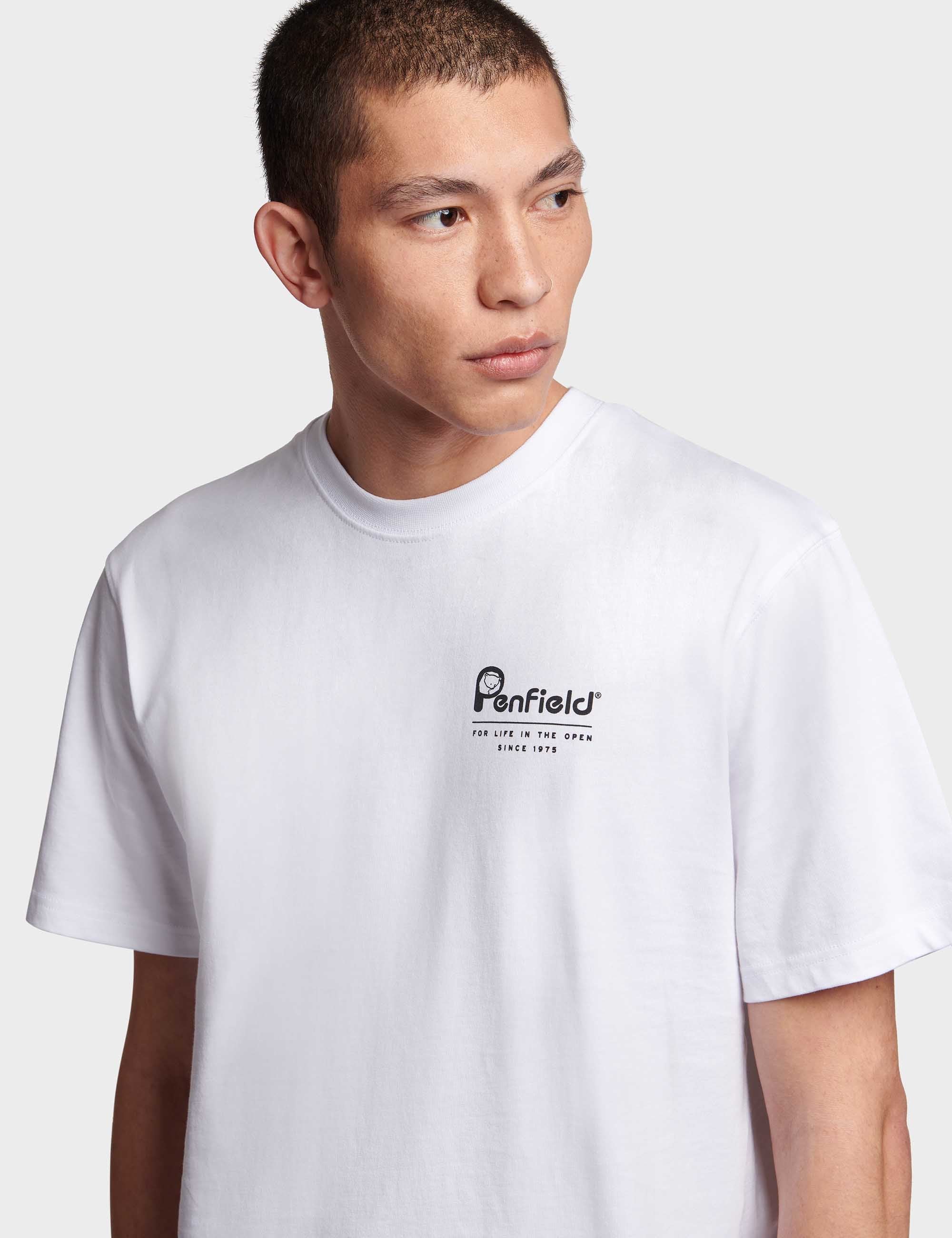 Penfield Valley Back Print T-Shirt - White