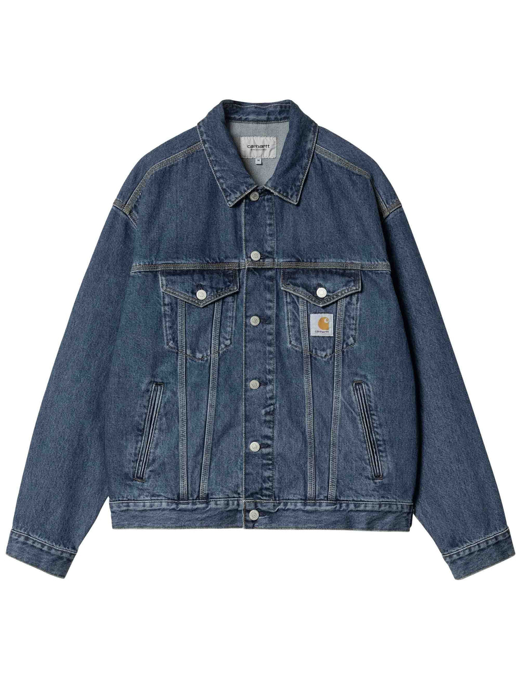 Helston Denim Jacket - Blue Cloud Stone Washed