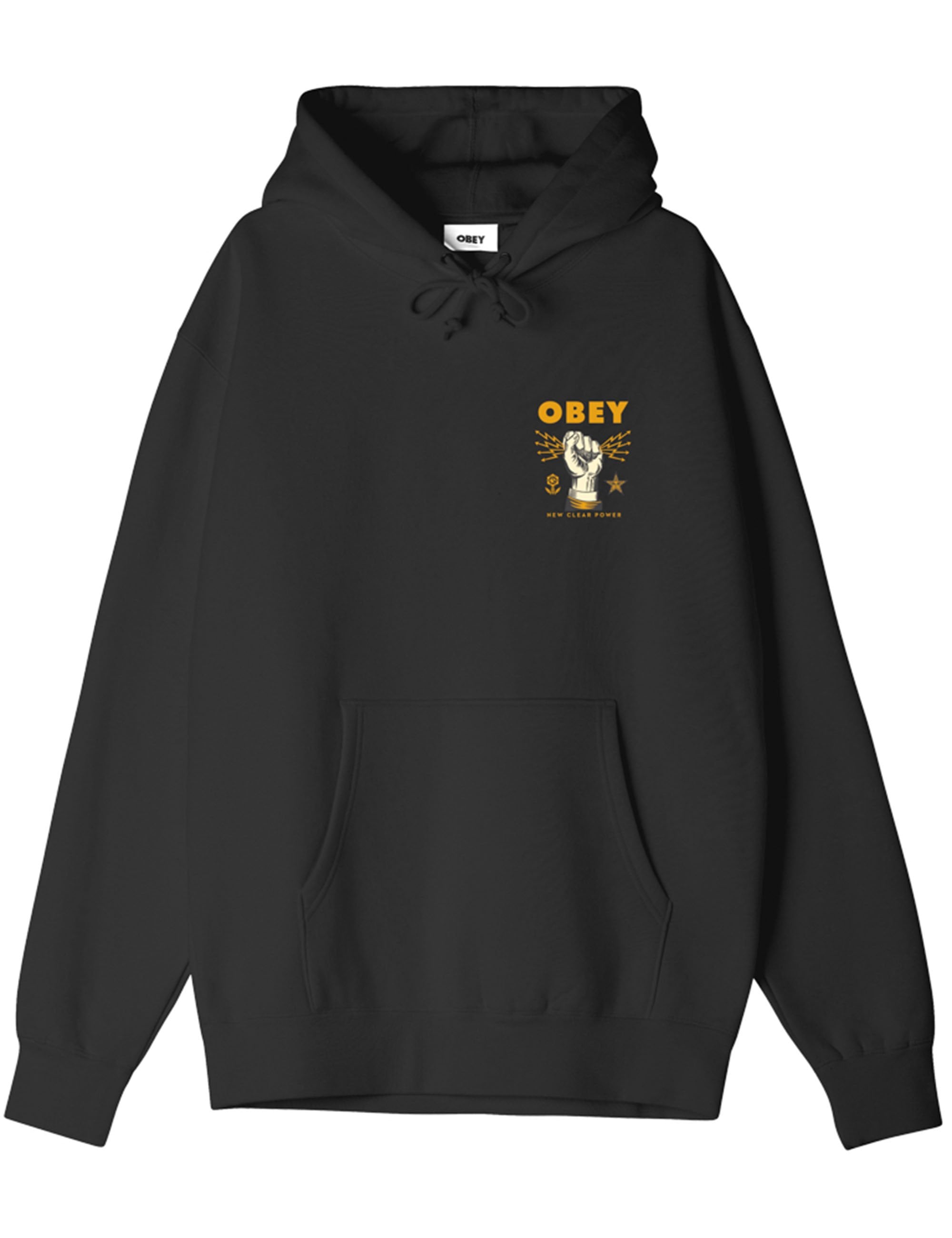 New Clear Power Hooded Sweat - Black