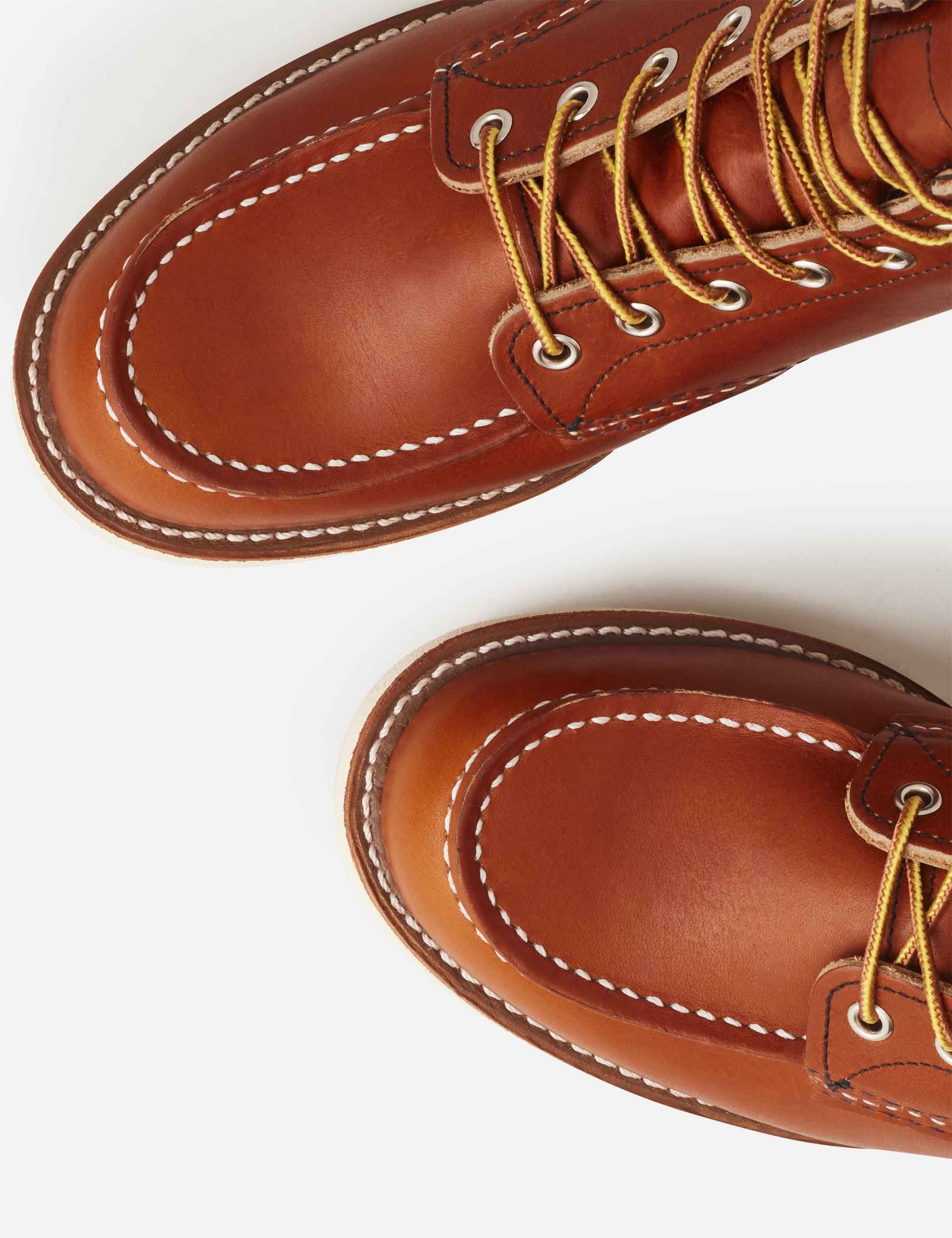 875EE (Wide) Heritage 6" Moc Toe Boot - Oro Legacy Leather