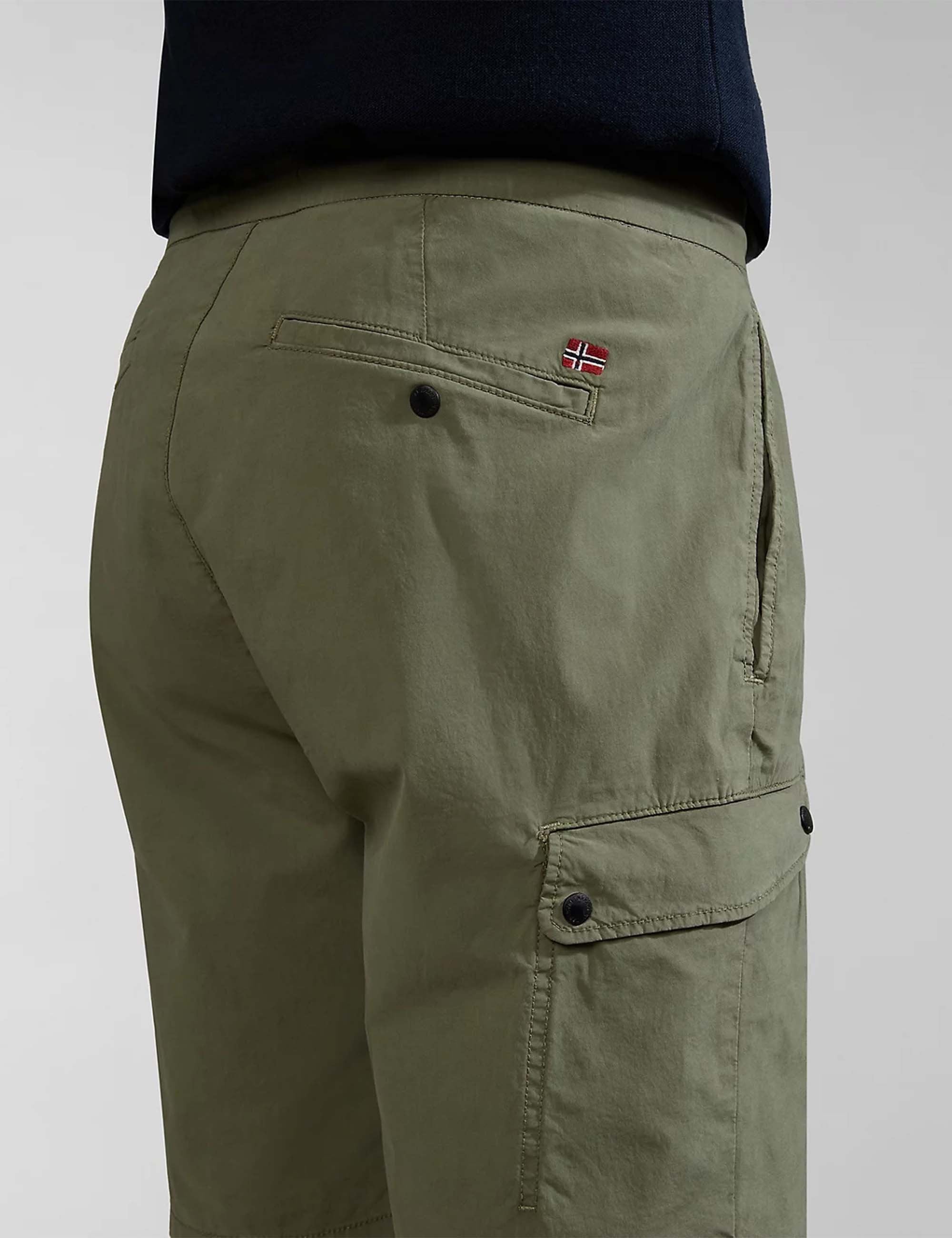 Napapijri Dease Bermuda Shorts - Green Lichen