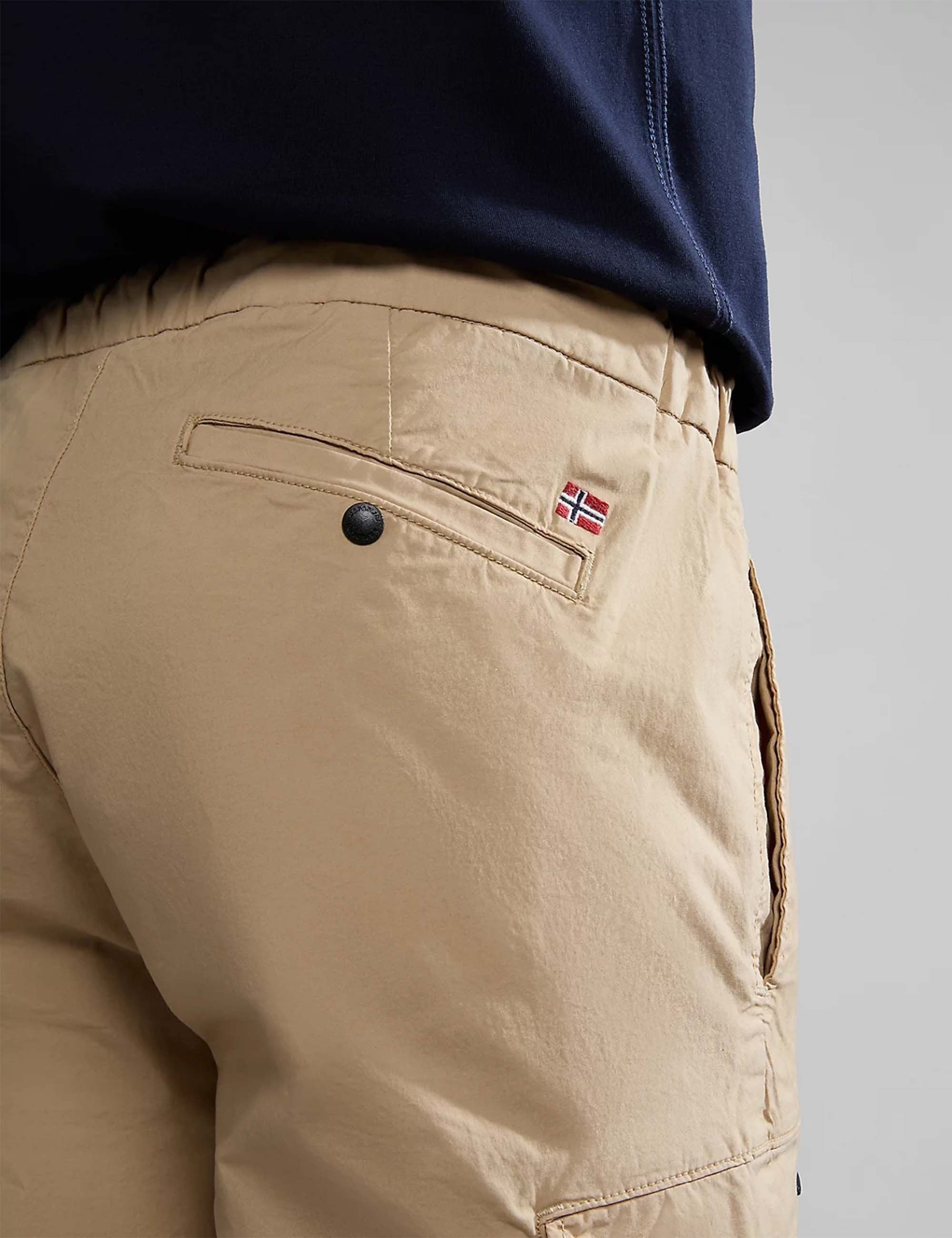 Napapijri Dease Bermuda Shorts - Beige Cornstalk