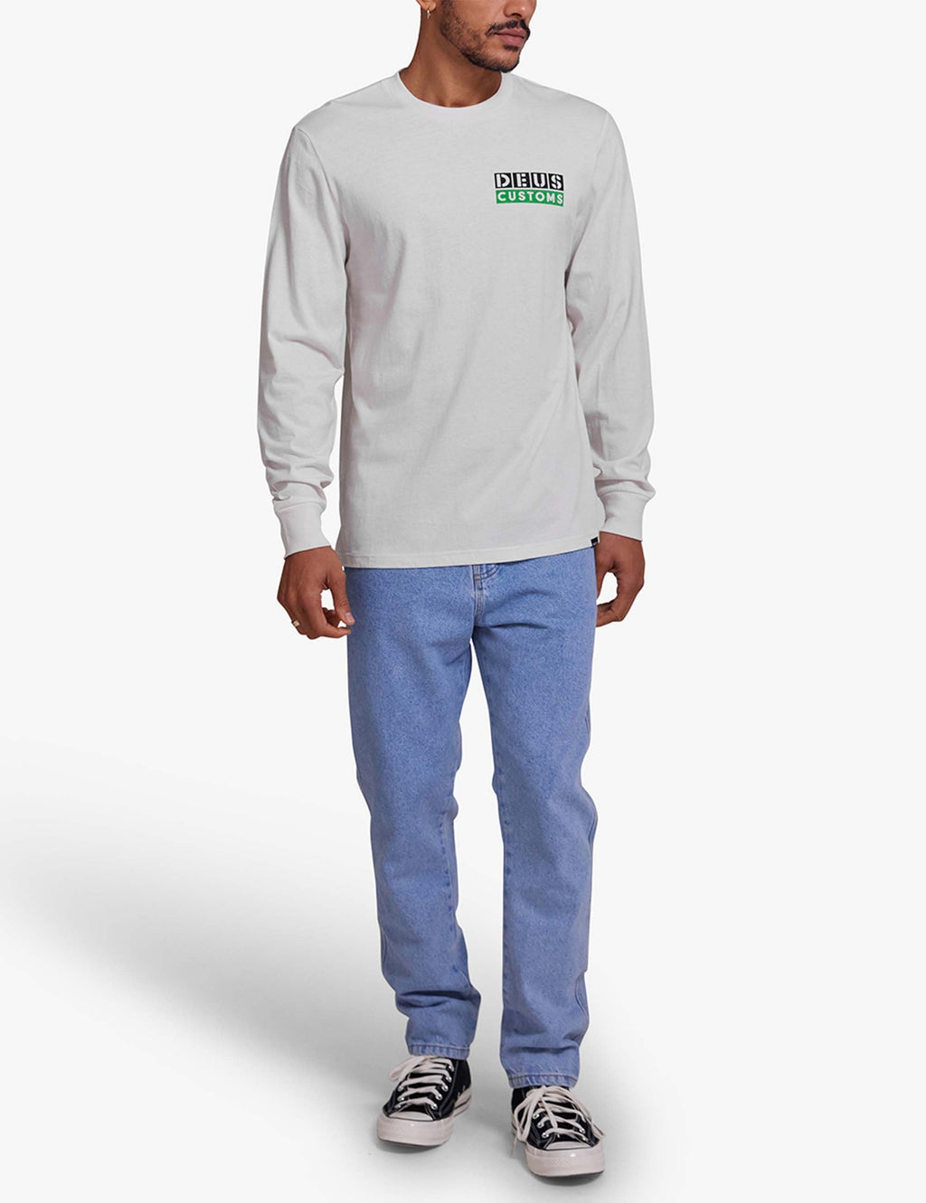 Titac Long Sleeve T-Shirt - Vintage White