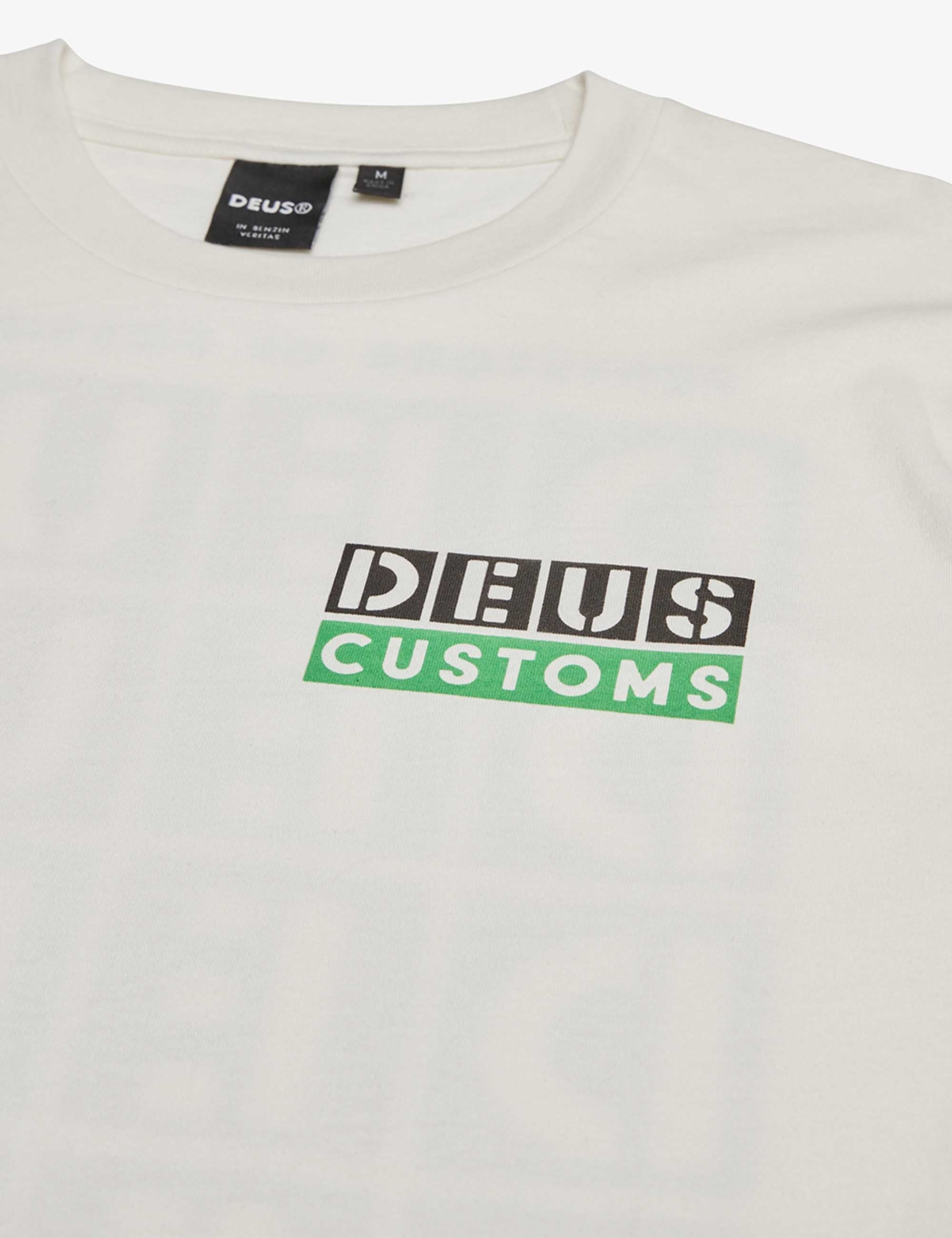 Deus Ex Machina Titac Long Sleeve T-Shirt - Vintage White