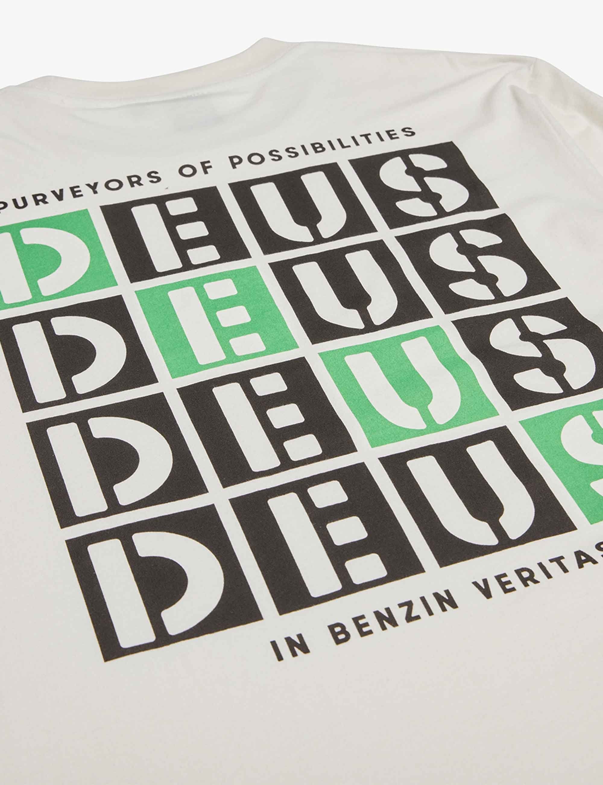 Deus Ex Machina Titac Long Sleeve T-Shirt - Vintage White