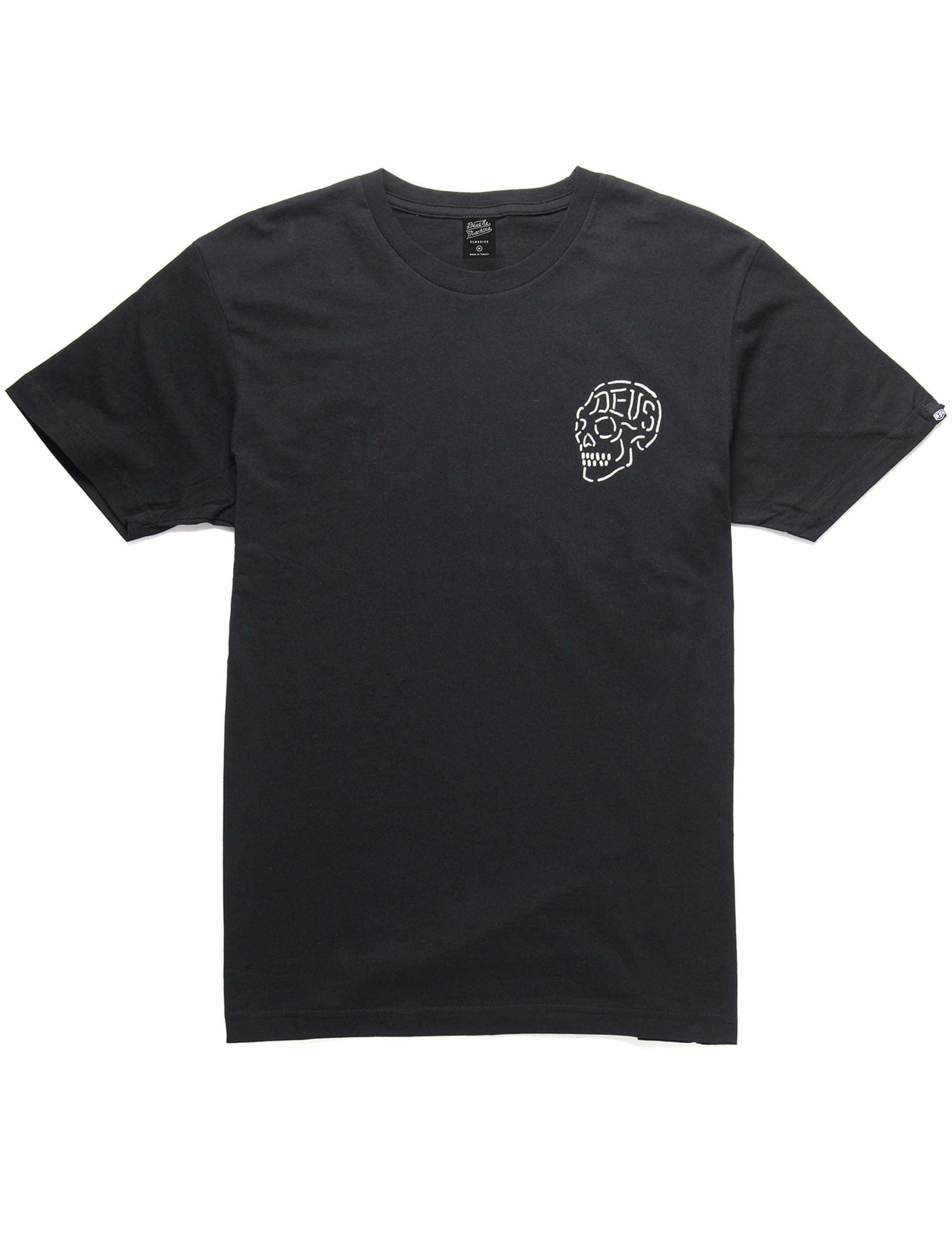 Venice Address Skull T-Shirt - Black