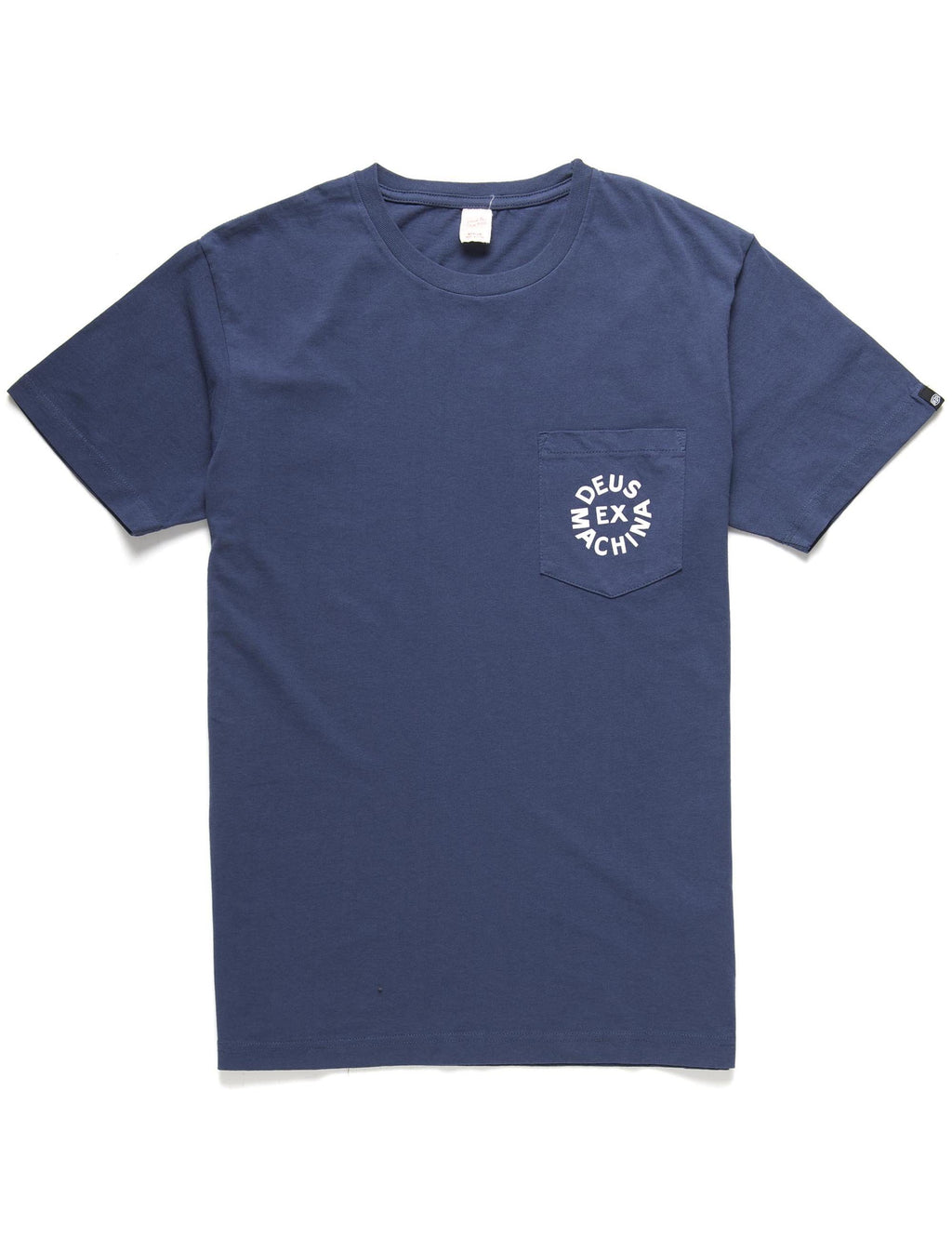 Circle Logo Pocket T-Shirt - Navy