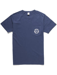 Circle Logo Pocket T-Shirt - Navy