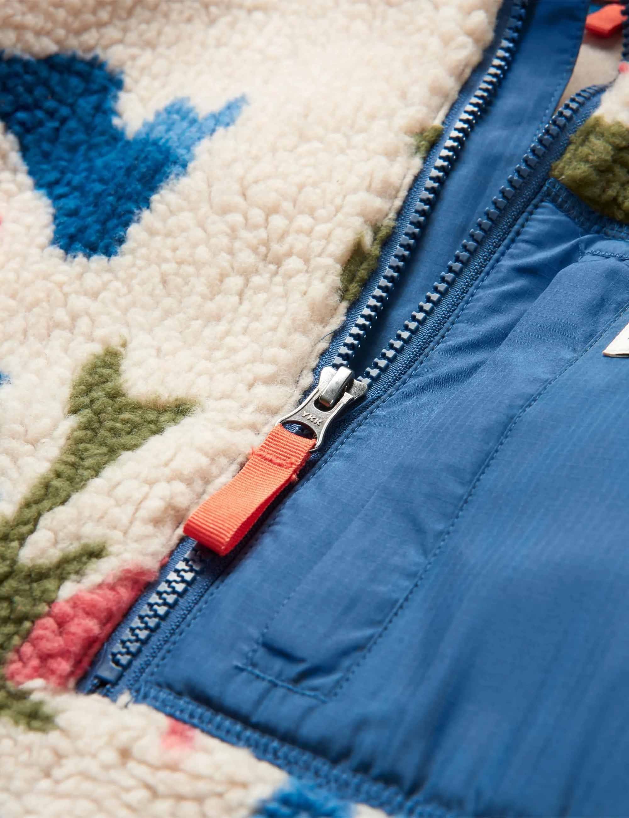 Offroad Sherpa 1/2 Zip Fleece - Seaweed Camo Pebble Grey