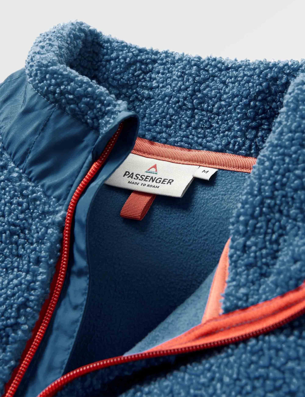 Muse Recycled Polar-Lined Sherpa Fleece - Blue Steel