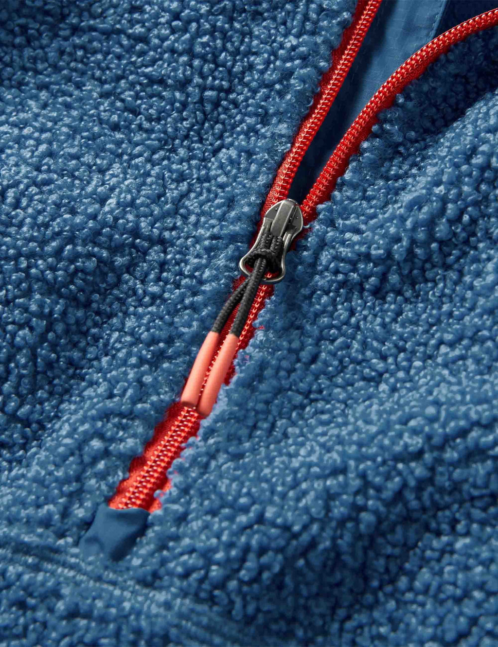 Muse Recycled Polar-Lined Sherpa Fleece - Blue Steel