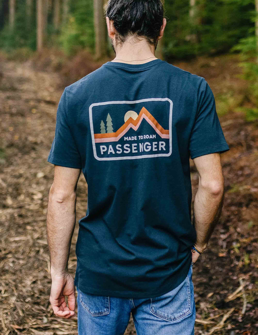 Made To Roam Recycled Cotton T-Shirt - Deep Navy