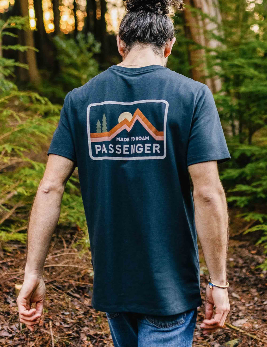 Made To Roam Recycled Cotton T-Shirt - Deep Navy